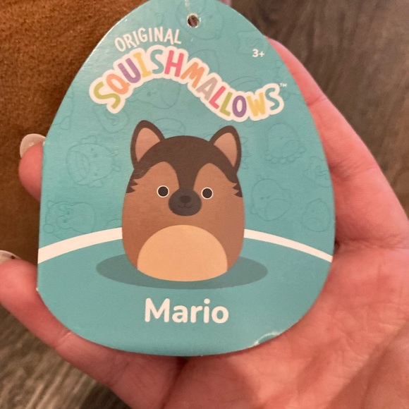 NWT RARE 12 inch Squishmallows German Shepherd Brown and Tan Plush - Picture 8 of 8